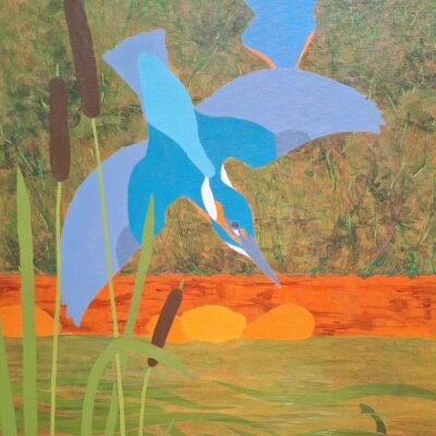 Sally Bulteel: 'Kingfisher' Acrylic
