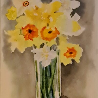 Wendy Hopcroft: "Light Expression" 380 x 260mm watercolour