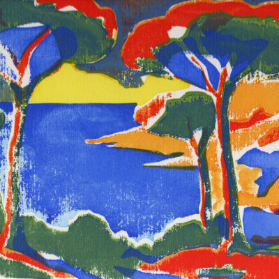 Kathryn Acton: South Of France Screenprint