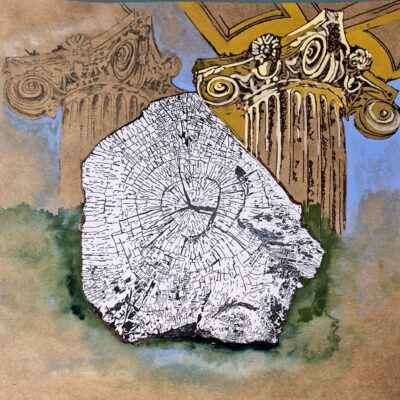 Vonnie Raw (a.k.a. Cogbeetle art): Tree #5 study - Monument