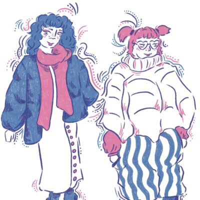 Isabelle Jones: Fashion girlies 2. Digital illustration.