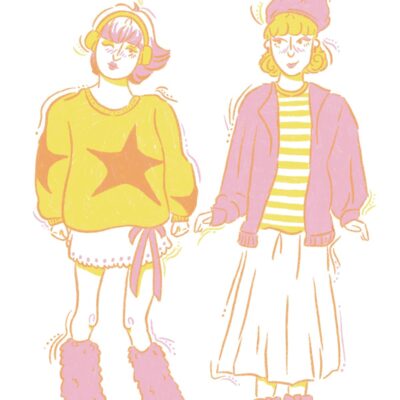 Isabelle Jones: Fashion girlies 3. Digital illustration.