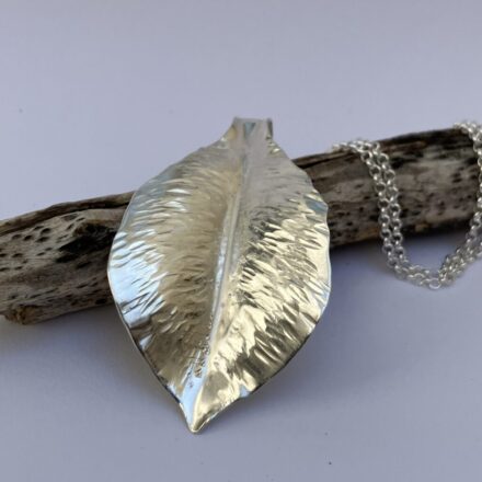 Beech Leaf Pendant - original leaf from Penn Woods