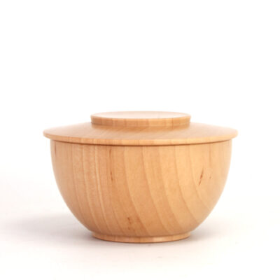 David Rodgers: English Hawthorn Wood Lidded Container