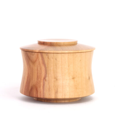 David Rodgers: Figured English Cherry Lidded Container