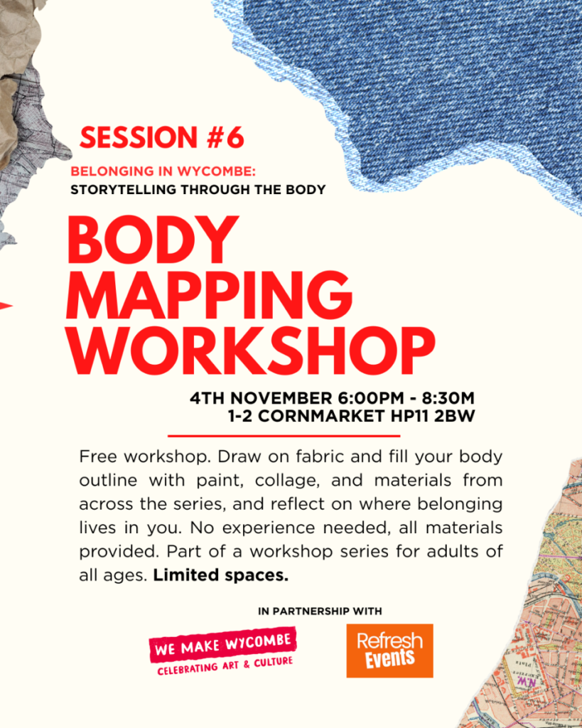 Session 6 Belonging in Wycombe: Body Mapping